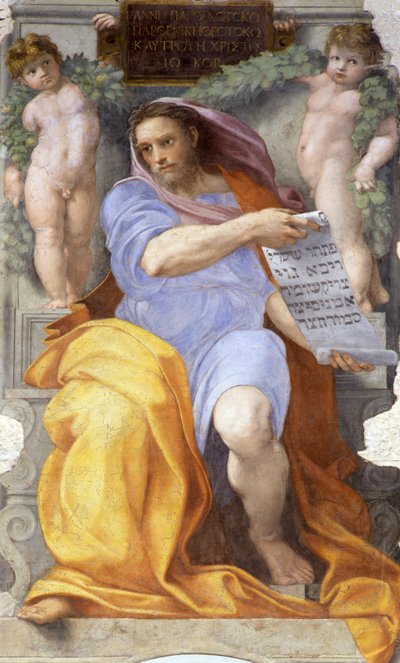 The Prophet Isaiah by Raffaello Sanzio Raphael